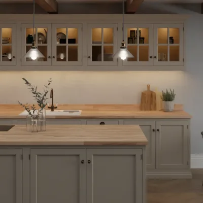 Finesse Light Porterhouse Oak Fine Pore - Laminate Worktop