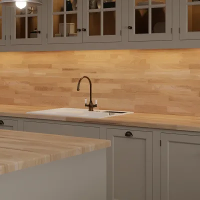 Finesse Light Porterhouse Oak Fine Pore - Laminate Worktop