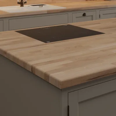 Finesse Light Porterhouse Oak Fine Pore - Laminate Worktop