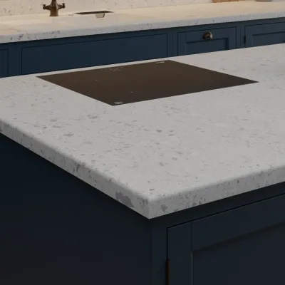 Finesse Light Terrazzo Marble Super Matt - Laminate Worktop