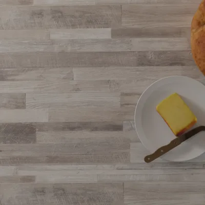 Finesse Linen Block Wood Super Matt - Laminate Worktop