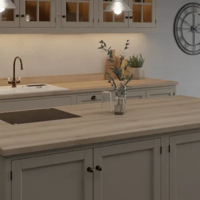 Finesse Sand Artisan Beech Super Matt - Laminate Worktop