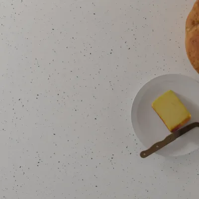 Pro-Top White Sparkle Super Quality Gloss - Laminate Kitchen Worktop