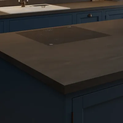 Finesse Charcoal Flow Rust Square Edge 38mm Laminate Worktop