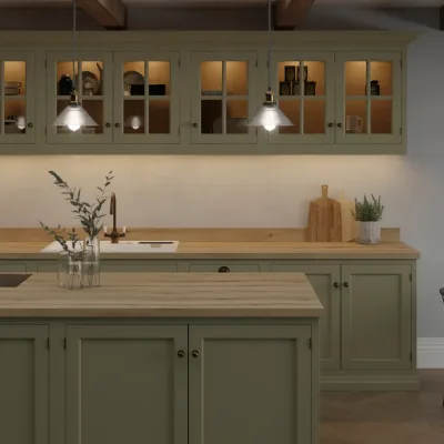 Finesse Coast Evoke Oak Fine Pore Square Edge 38mm Laminate Worktop