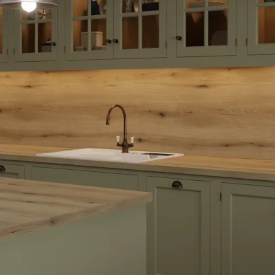 Finesse Coast Evoke Oak Fine Pore Square Edge 38mm Laminate Worktop