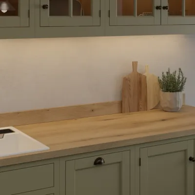 Finesse Coast Evoke Oak Fine Pore Square Edge 38mm Laminate Worktop