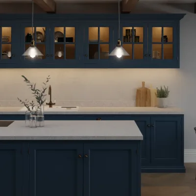 Finesse Dove Venera Slate Square Edge 38mm Laminate Worktop