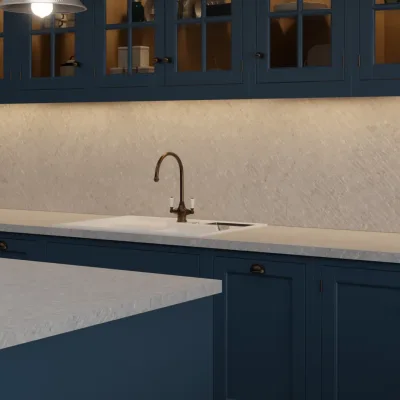 Finesse Dove Venera Slate Square Edge 38mm Laminate Worktop