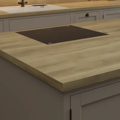 Finesse Gold Baroque Oak Rift Wood Square Edge 38mm Laminate Worktop