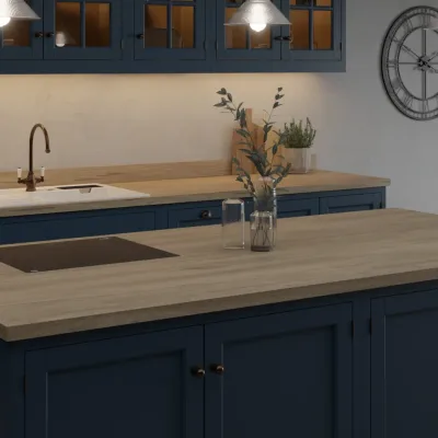 Finesse Hazel Silverjack Oak Rift Wood Square Edge 38mm Laminate Worktop