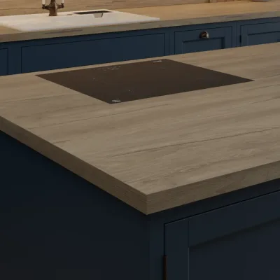 Finesse Hazel Silverjack Oak Rift Wood Square Edge 38mm Laminate Worktop