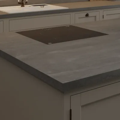 Finesse Iron Flow Rust Square Edge 38mm Laminate Worktop