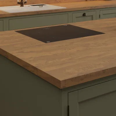 Finesse Rusty Flow Rust Square Edge 38mm Laminate Worktop