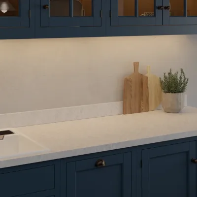 Finesse Sand Venera Slate Square Edge 38mm Laminate Worktop