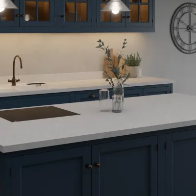 Finesse Sand Venera Slate Square Edge 38mm Laminate Worktop