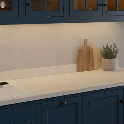 Finesse Silk Flow Rust Square Edge 38mm Laminate Worktop