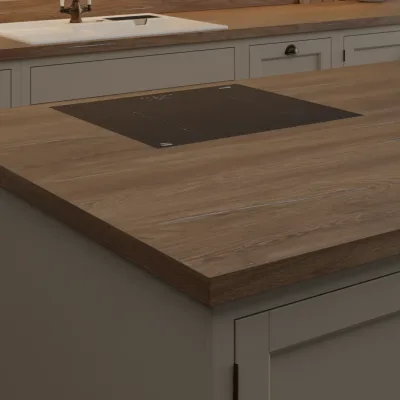 Finesse Vintage Silverjack Oak Rift Wood Square Edge 38mm Laminate Worktop