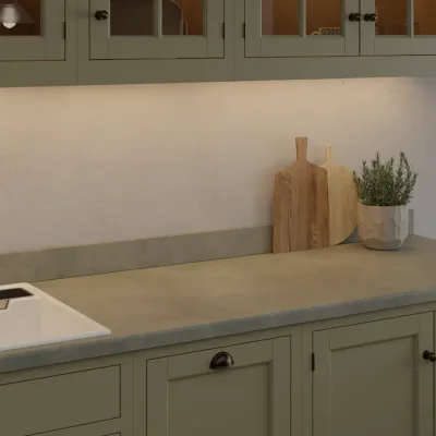 Formica Originals Brushed Concrete Matte 58 - Laminate Worktop