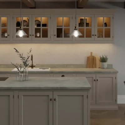 Formica Originals Grey Chalkstone Honed Ceramic - Laminate Worktop