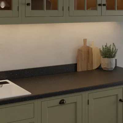Formica Originals Platinum Black Platinum Etchings - Laminate Worktop