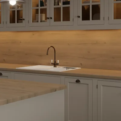 Formica Originals Tawny Oak Lumber - Laminate Worktop