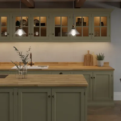 Formica Originals Walnut Butcher Block Woodland - Laminate Worktop