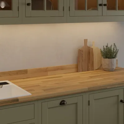 Formica Originals Walnut Butcher Block Woodland - Laminate Worktop