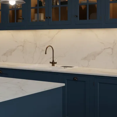 Formica Originals Veneto Marble Satin NDF - Laminate Worktop