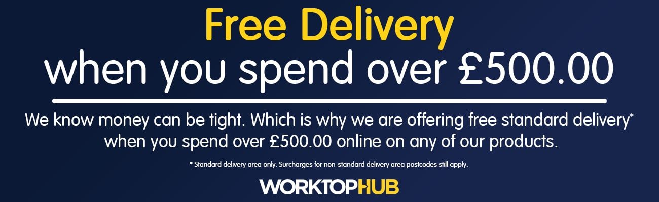 Free Delivery on orders over £500.00 online